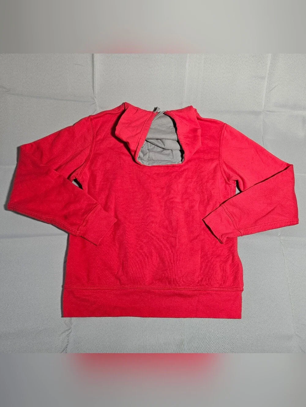 The North Face Outdoor Activewear Skater Streetwear Red Hoodie Center Logo Med